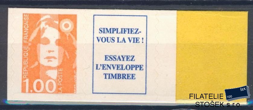 Francie známky Mi 3137 + 3x 2946 - Sešitek