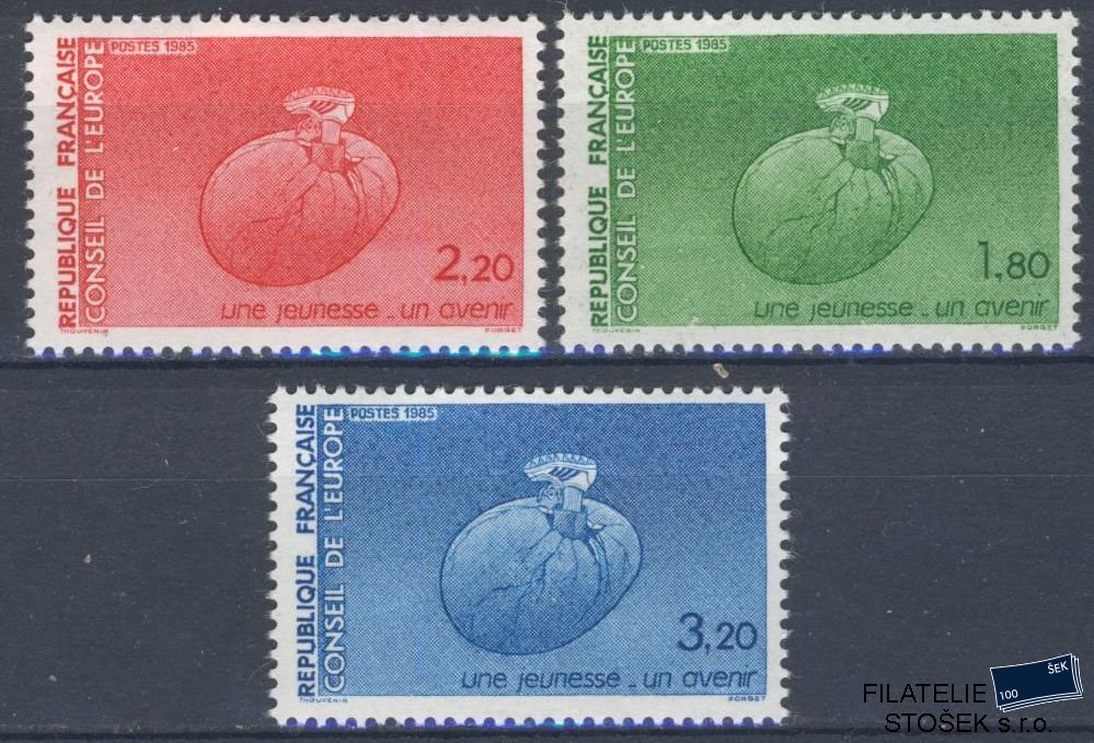 Francie známky Mi DE 37-39
