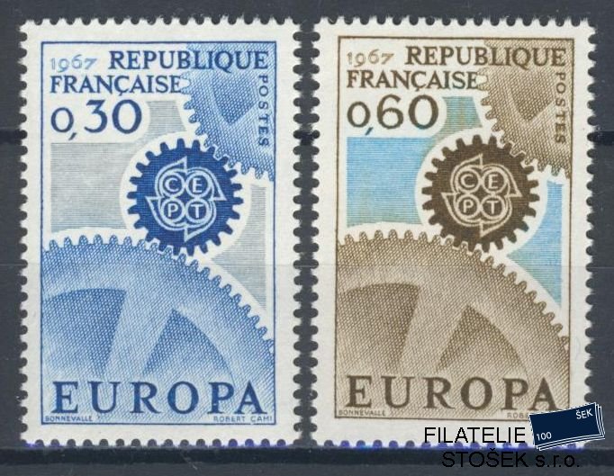 Francie známky Mi 1578-79