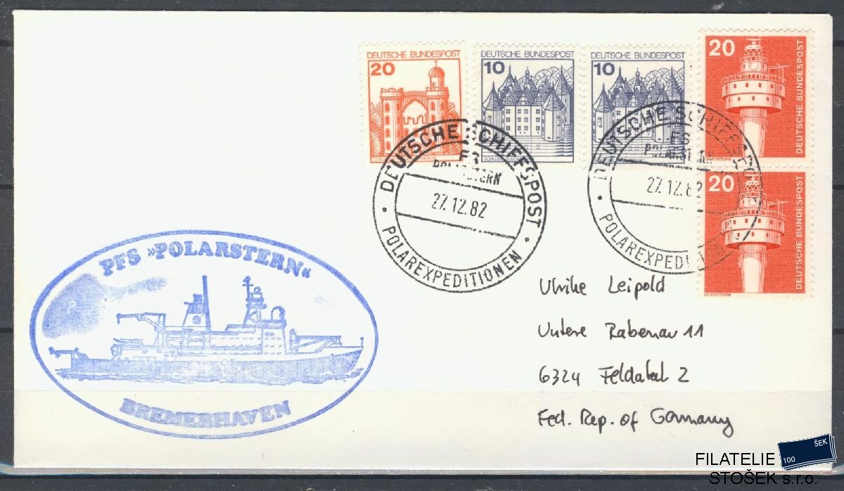 Lodní pošta celistvosti - Deutsche Schifpost - MS Polarstern