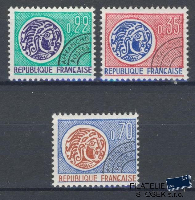 Francie známky Mi 1656-58