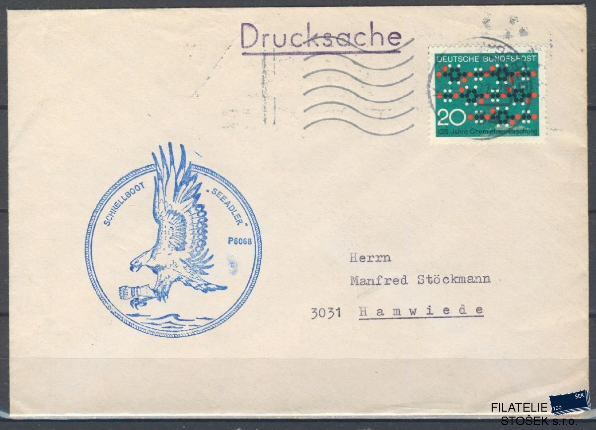 Lodní pošta celistvosti - Deutsche Schifpost - Boot Seeadler
