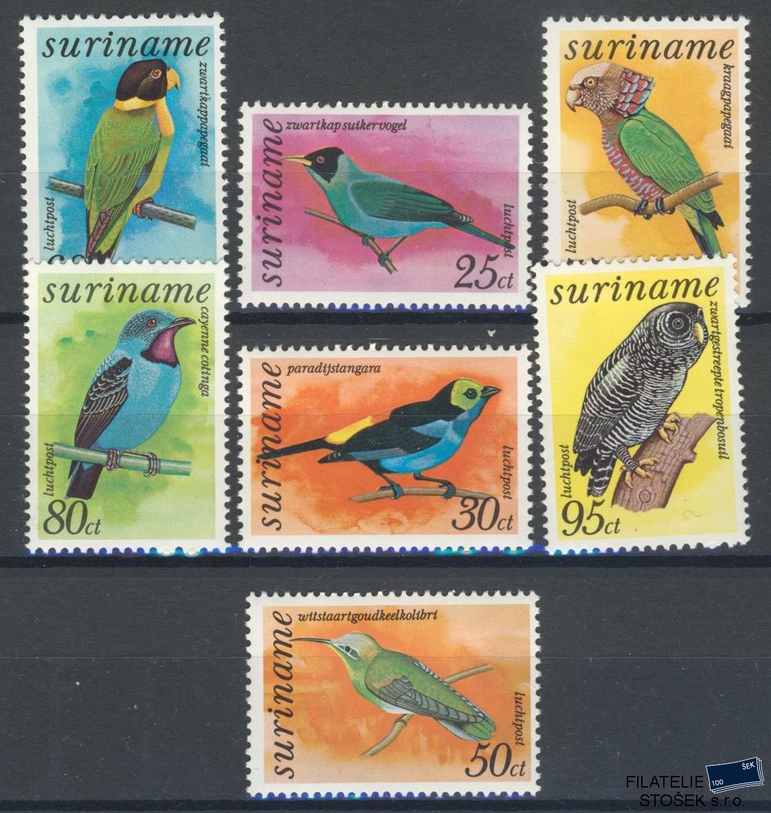 Surinam známky Mi 764-70