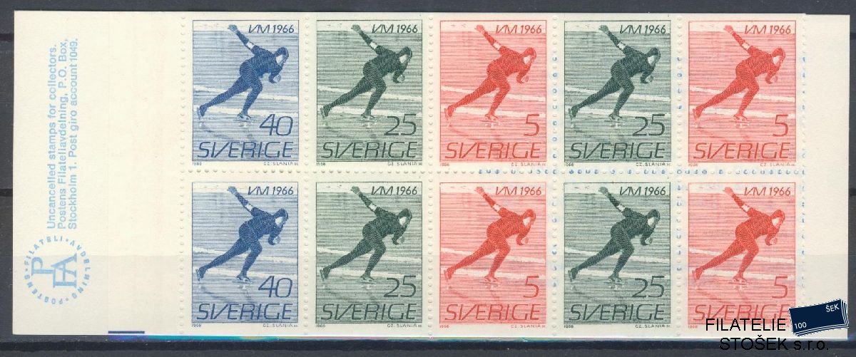 Švédsko známky Mi 546-48 Sešitek