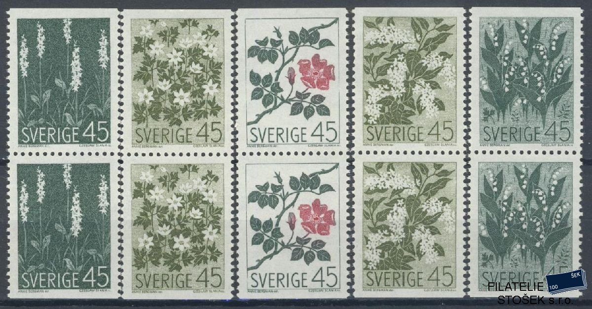 Švédsko známky Mi 607-11 Spojky