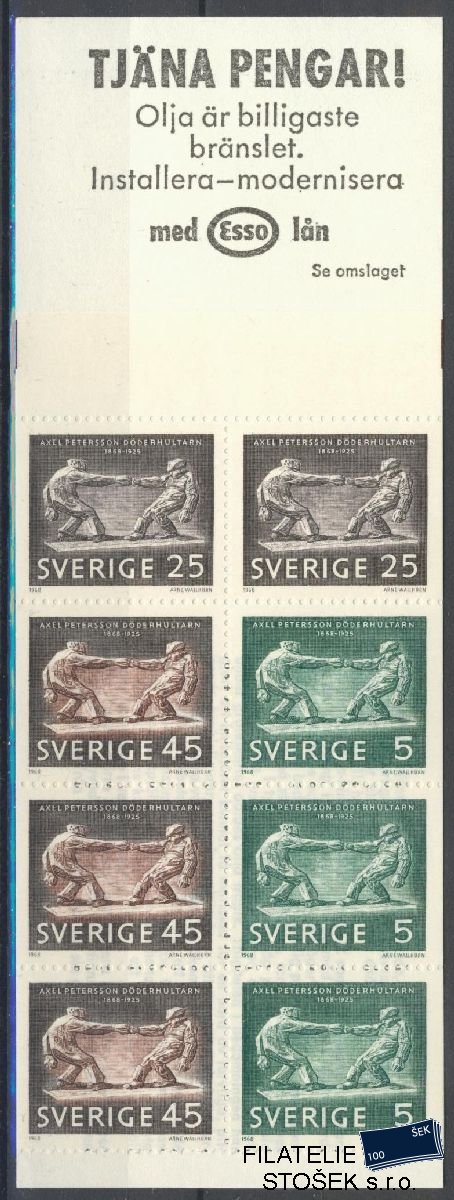 Švédsko známky Mi 618-20 Sešitek