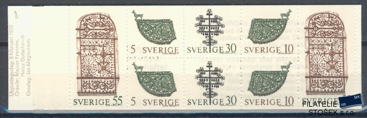Švédsko známky Mi 667-70 Sešitek