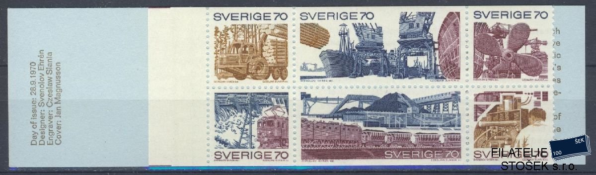 Švédsko známky Mi 683-88 Sešitek