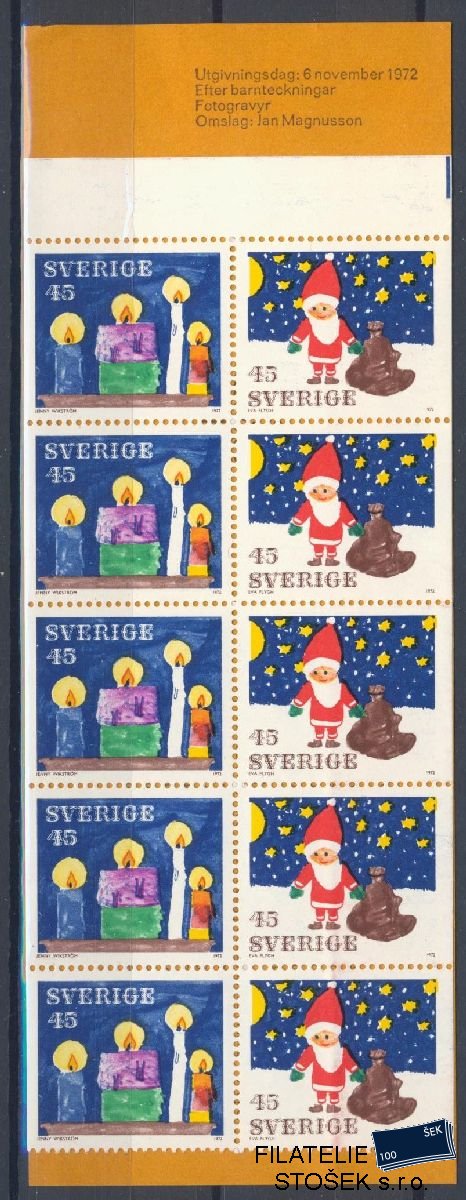Švédsko známky Mi 776-77 Sešitek