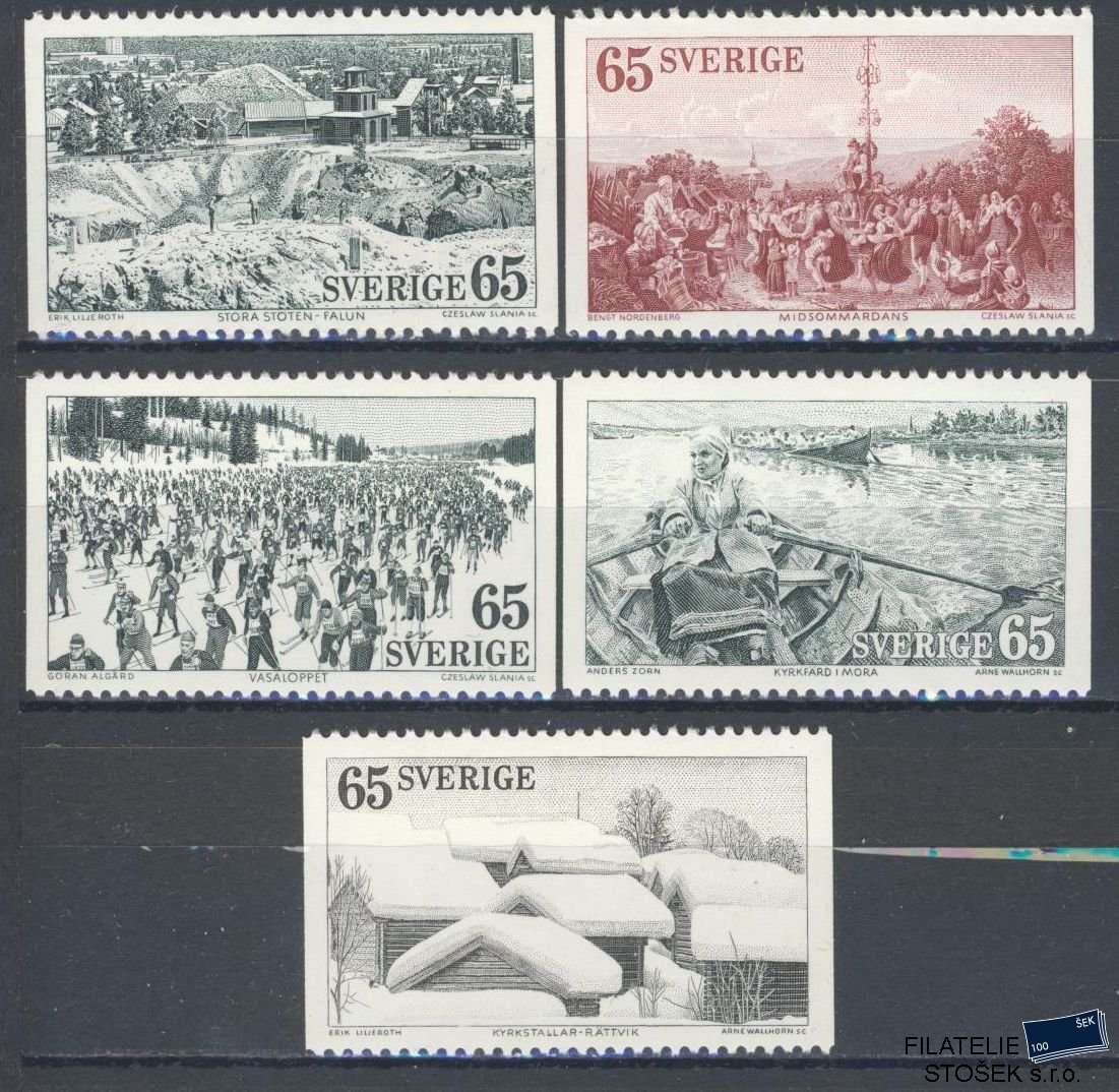Švédsko známky Mi 794-98