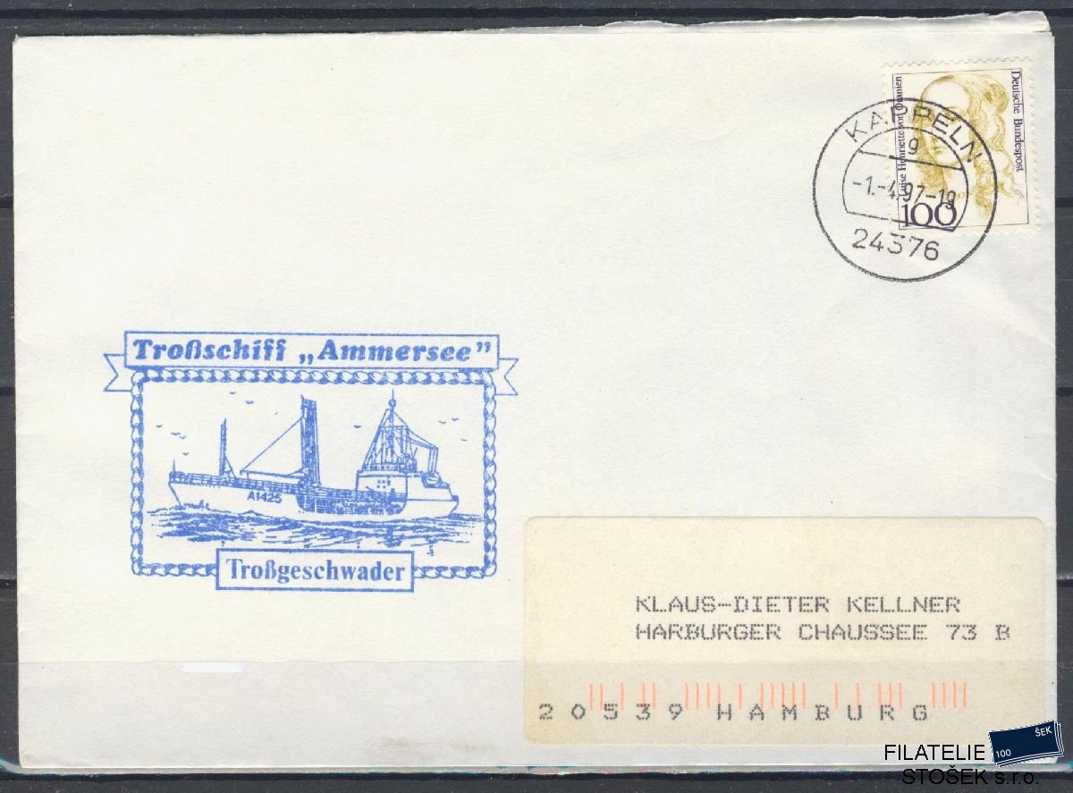 Lodní pošta celistvosti - Deutsche Schifpost - MS Boot Ammersee