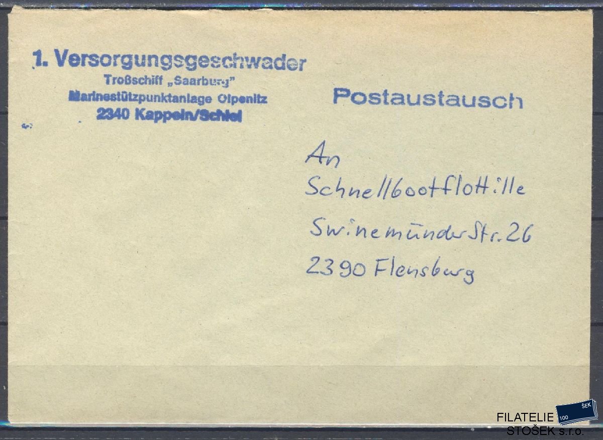 Lodní pošta celistvosti - Deutsche Schifpost - MS Boot Saarburg