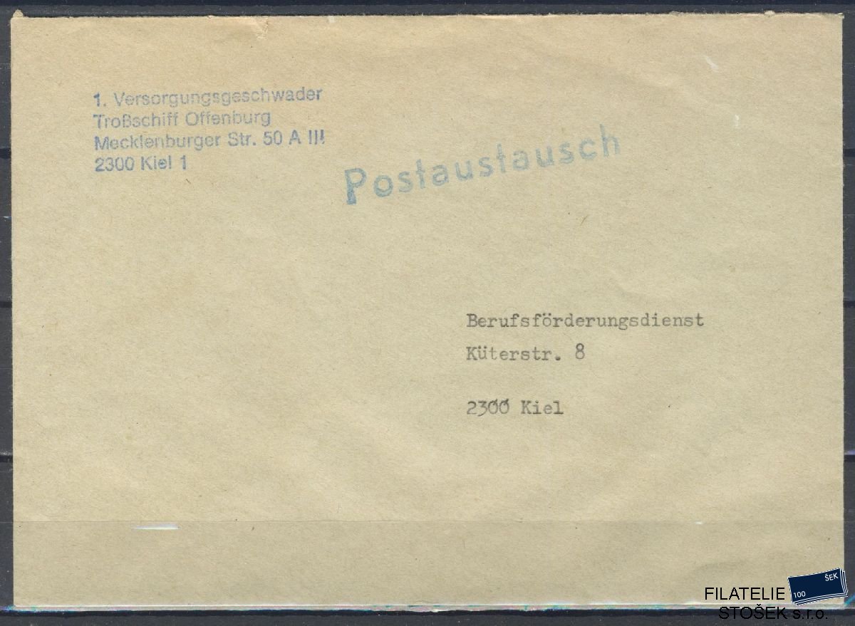 Lodní pošta celistvosti - Deutsche Schifpost - MS Boot Offenburg