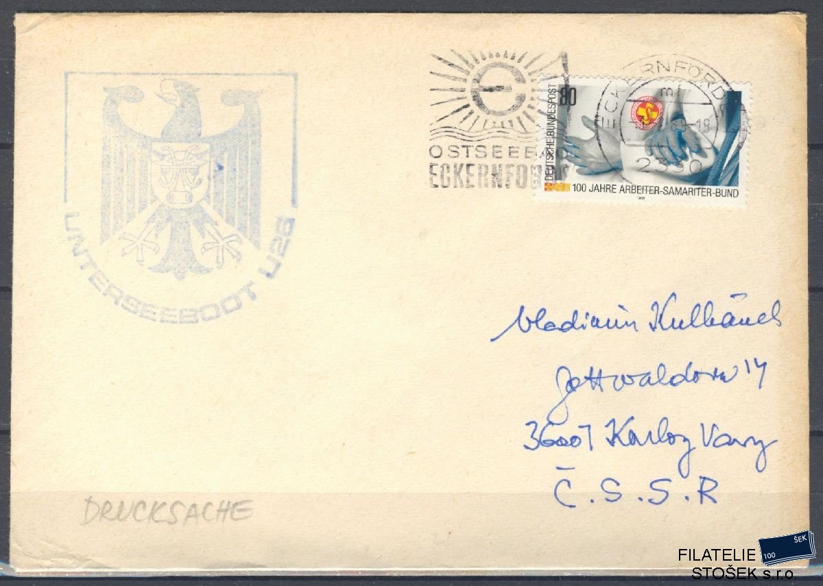 Lodní pošta celistvosti - Deutsche Schifpost - Unterseeboot U 28