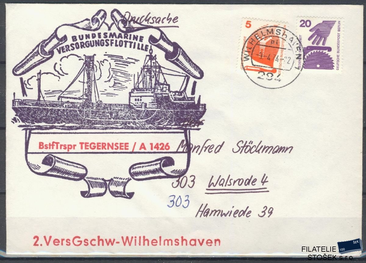 Lodní pošta celistvosti - Deutsche Schifpost - Tegernsee