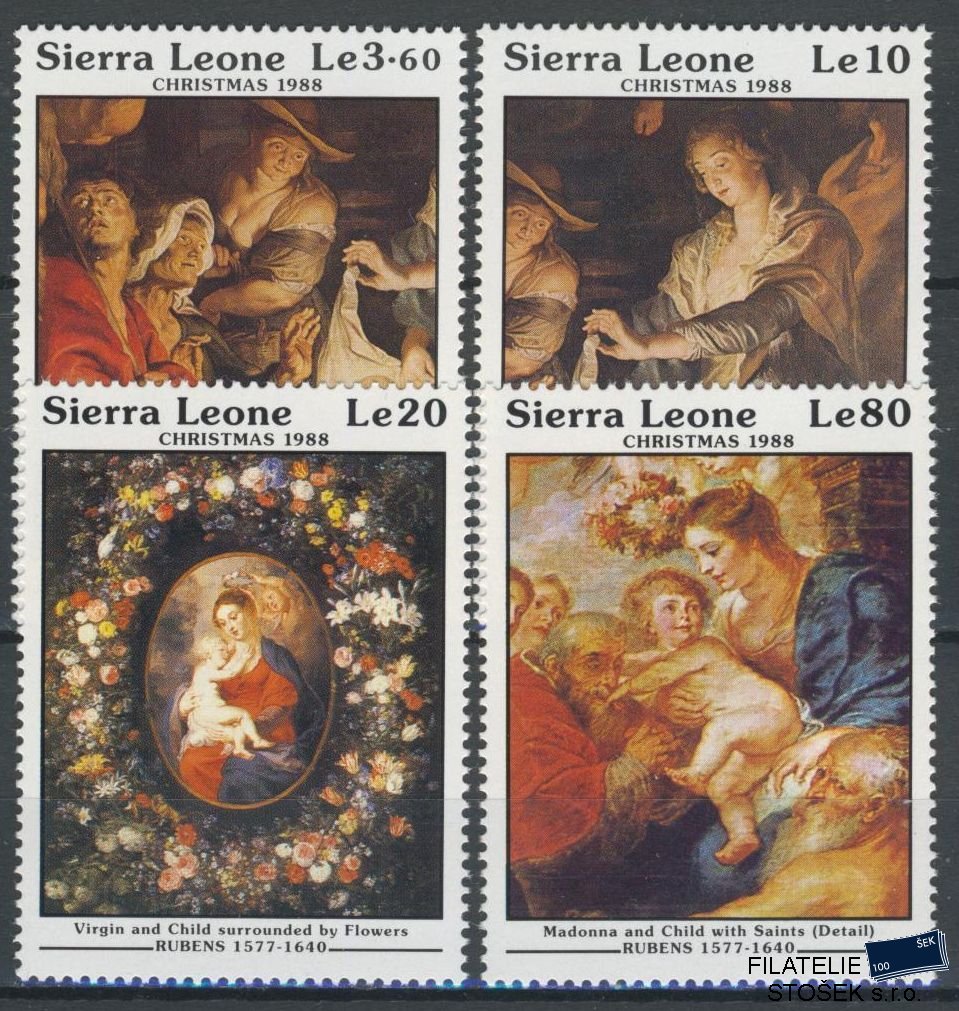Sierra Leone známky Mi 1143+1145-6+1149