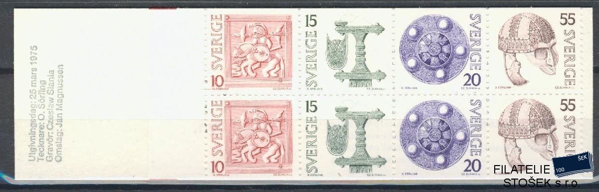 Švédsko známky Mi 894-98 Sešitek