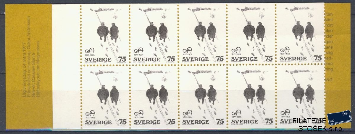Švédsko známky Mi 981 Sešitek