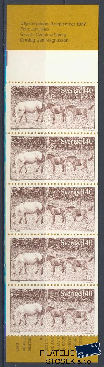 Švédsko známky Mi 993 Sešitek