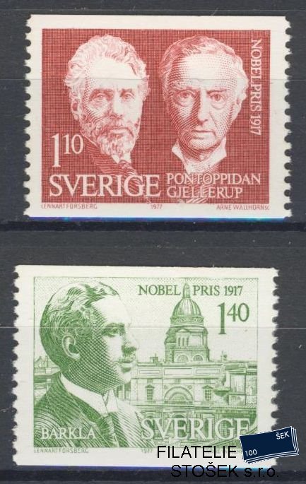 Švédsko známky Mi 1010-11