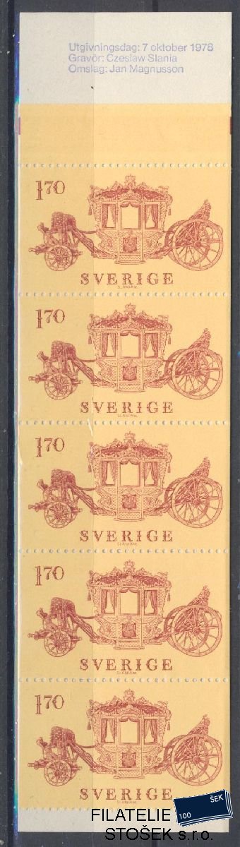 Švédsko známky Mi 1044 Sešitek