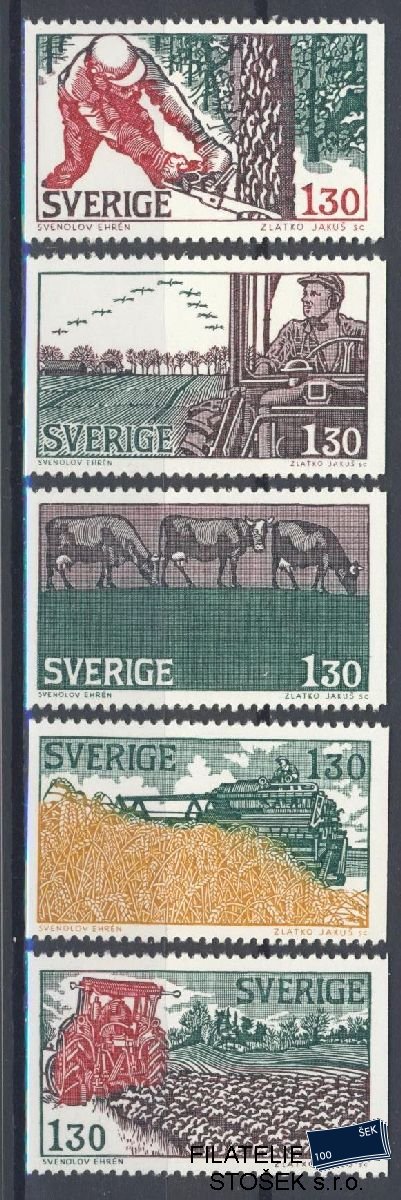 Švédsko známky Mi 1060-64