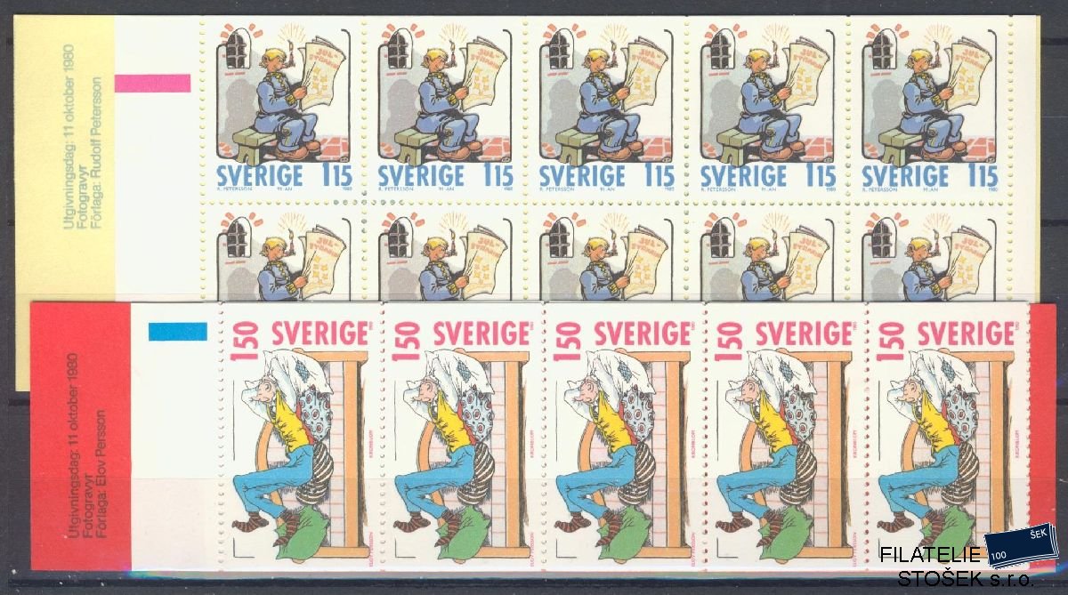 Švédsko známky Mi 1124-27 Sešitky