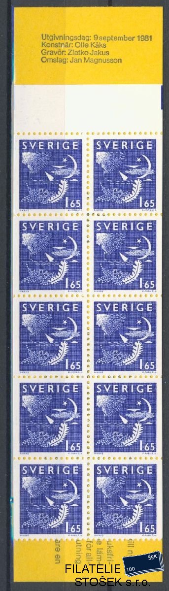 Švédsko známky Mi 1158 Sešitek