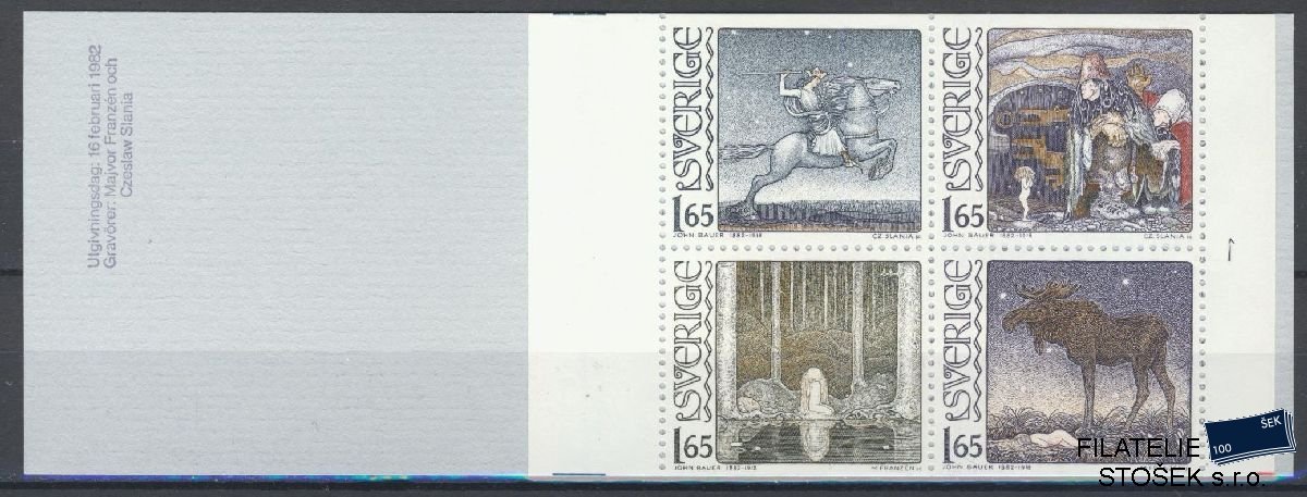Švédsko známky Mi 1178-81 Sešitek