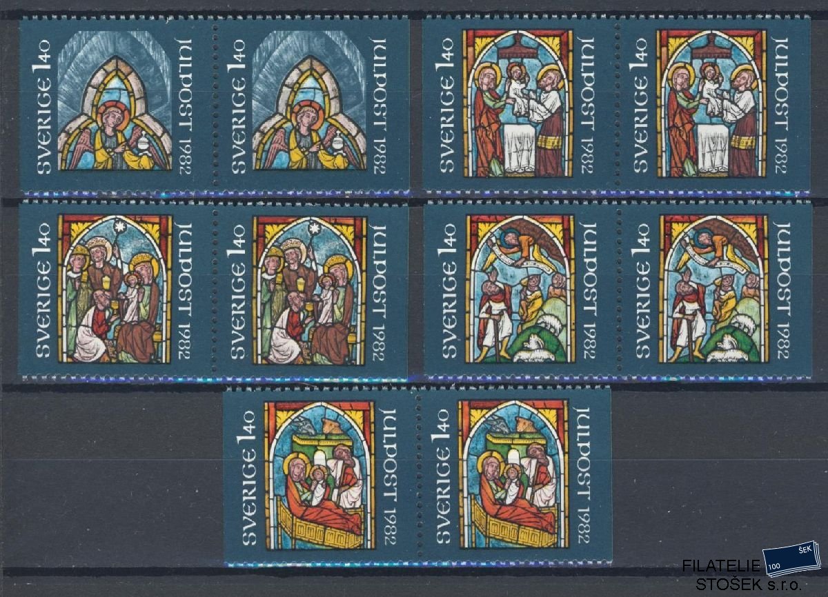 Švédsko známky Mi 1209-13
