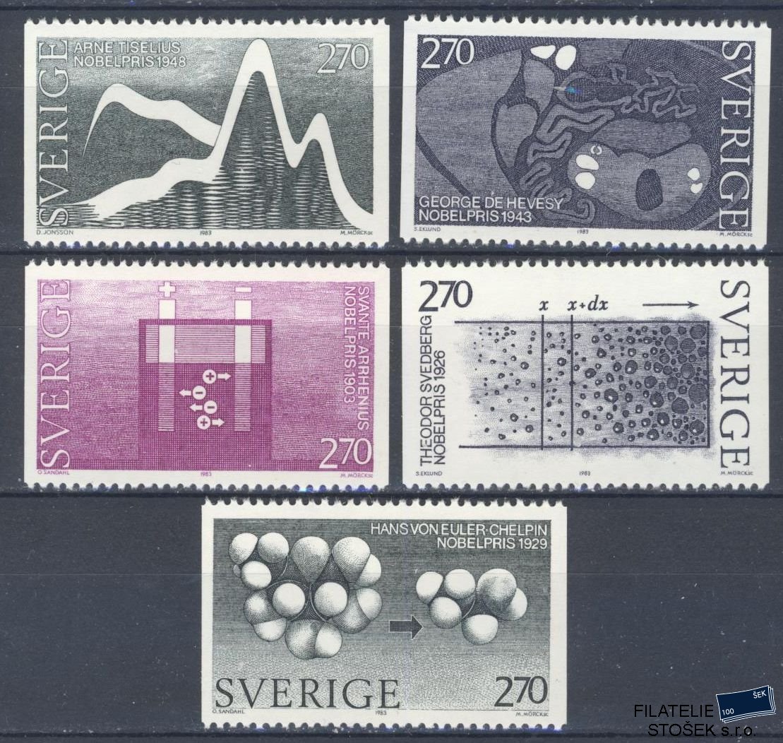 Švédsko známky Mi 1262-66