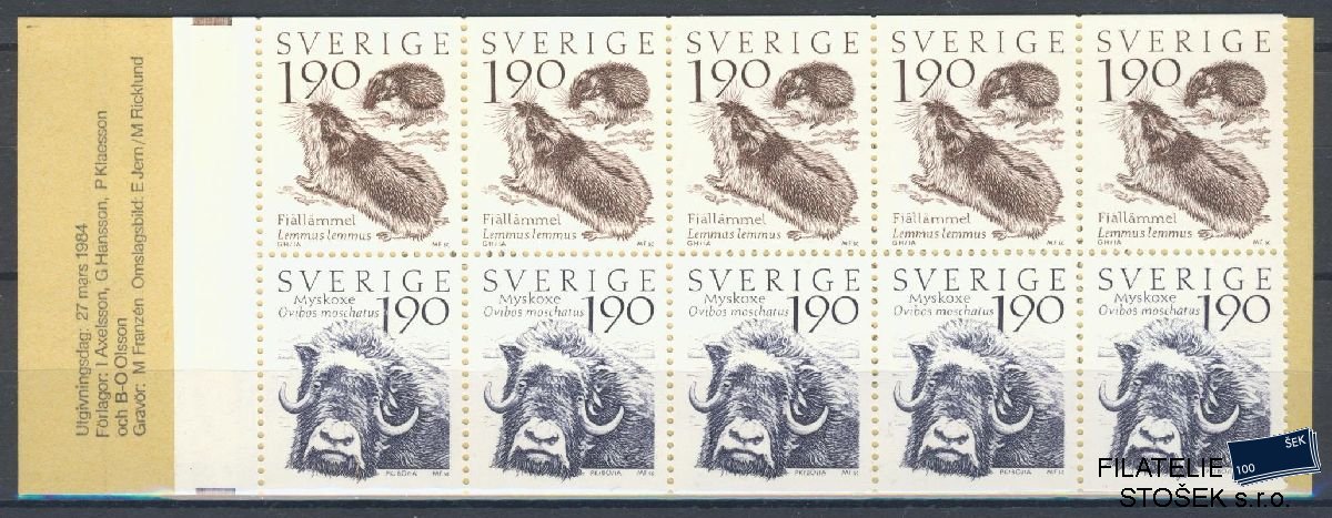 Švédsko známky Mi 1272-75 Sešitek