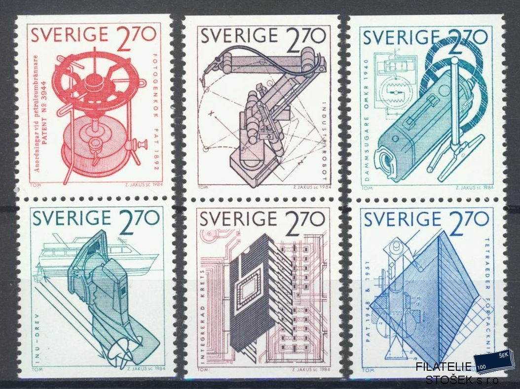 Švédsko známky Mi 1282-87