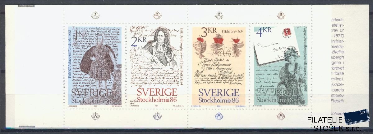 Švédsko známky Mi 1288-91 Sešitek