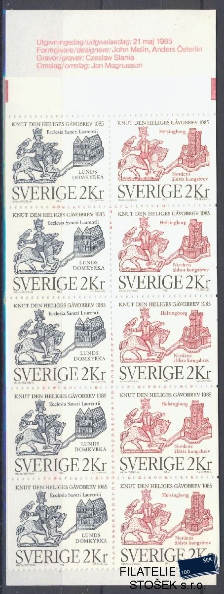 Švédsko známky Mi 1334-35 Sešitek