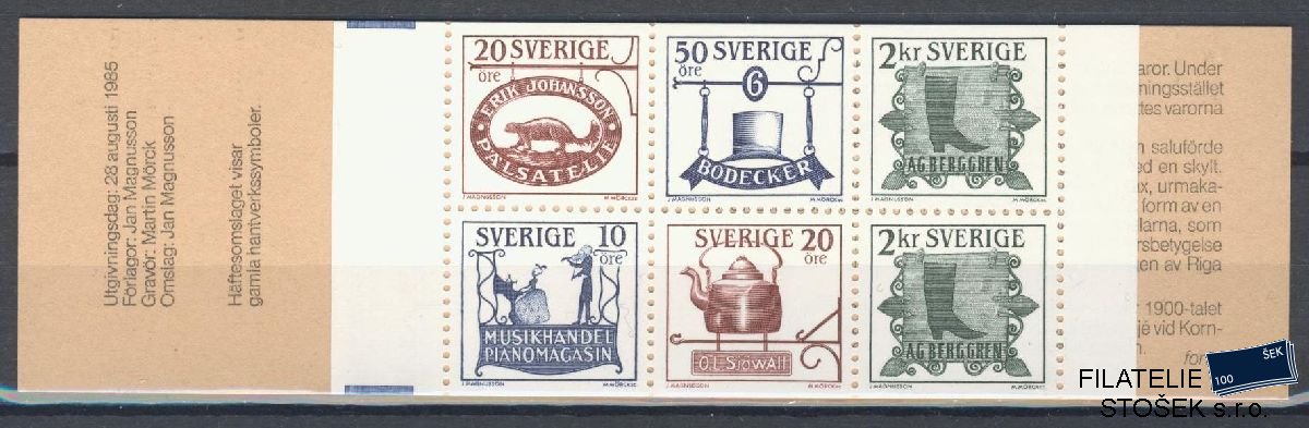 Švédsko známky Mi 1342-46 Sešitek