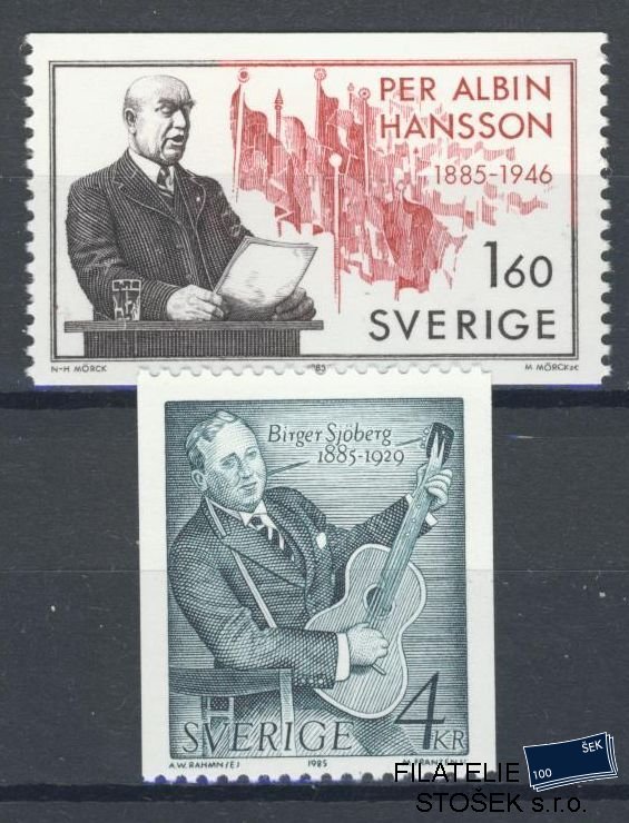 Švédsko známky Mi 1349-50