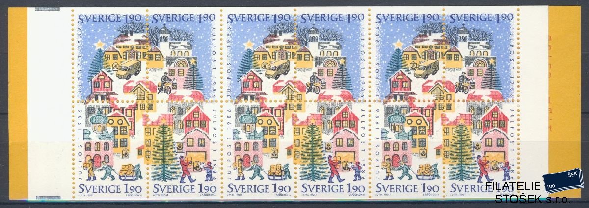 Švédsko známky Mi 1409-12 Sešitek