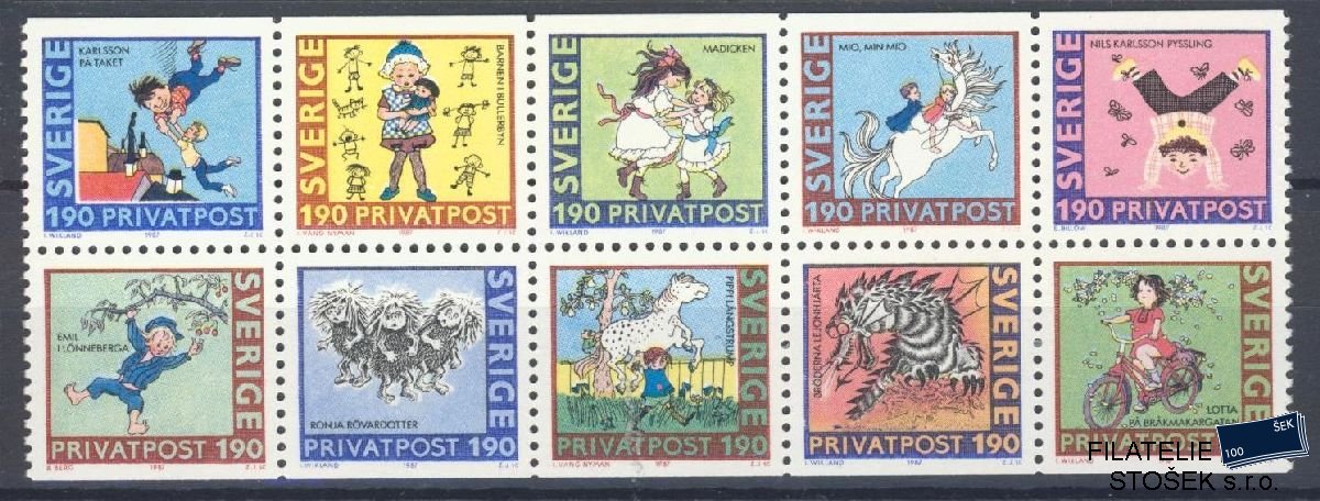 Švédsko známky Mi 1431-40