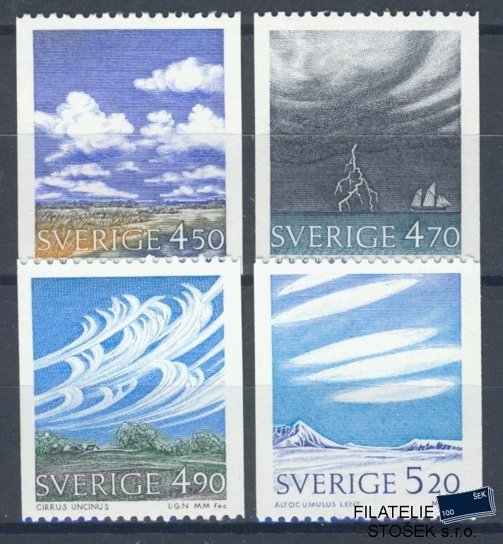 Švédsko známky Mi 1633-36