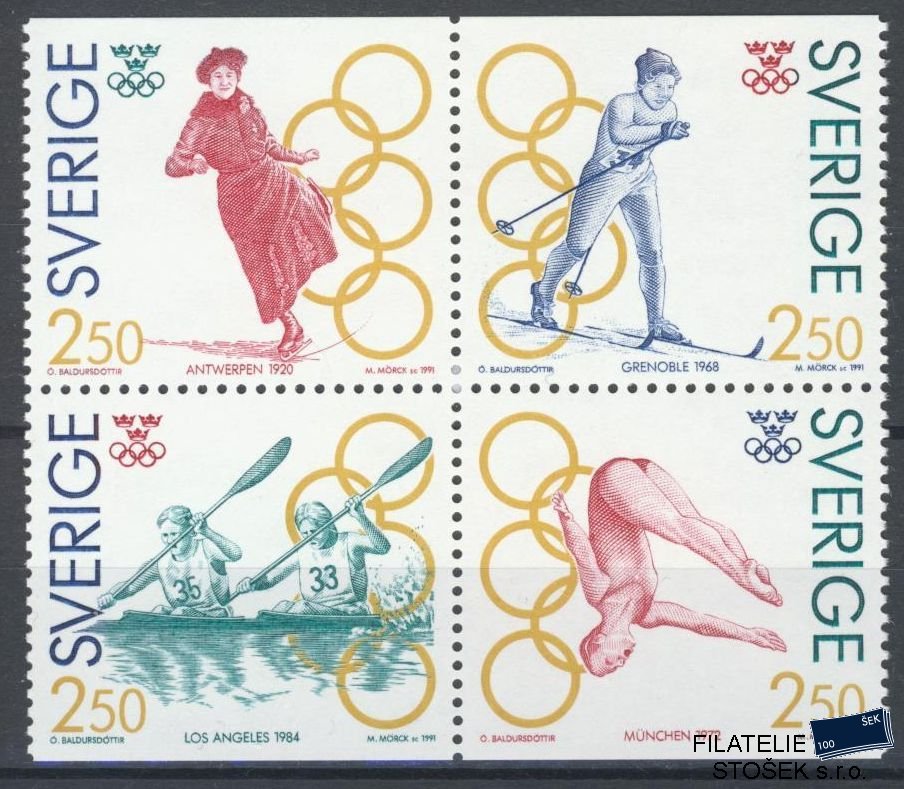 Švédsko známky Mi 1674-77