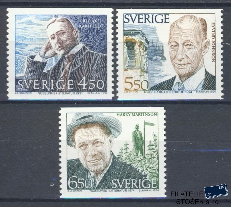 Švédsko známky Mi 1854-56