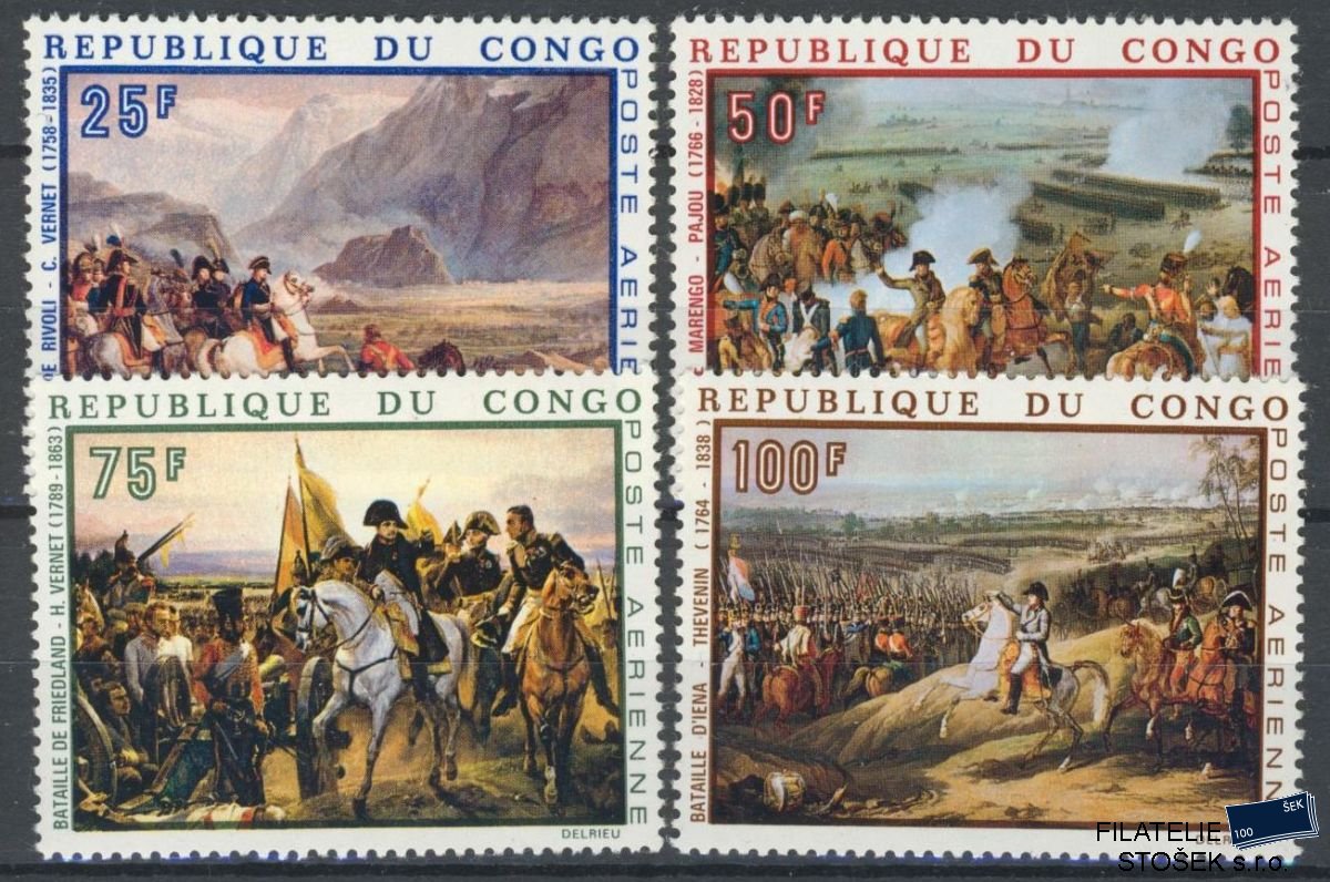 Congo fr. známky Mi 0173-6