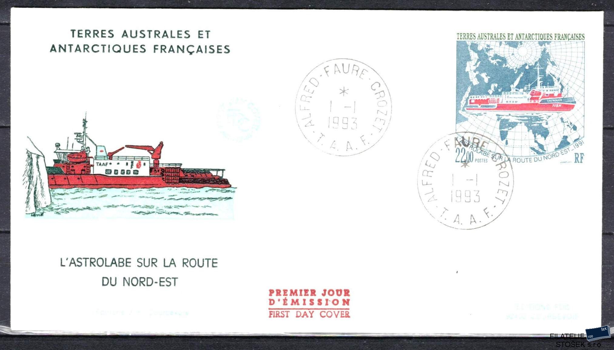 Antarktida francouzská známky Mi 0308 razítko Iles Crozet