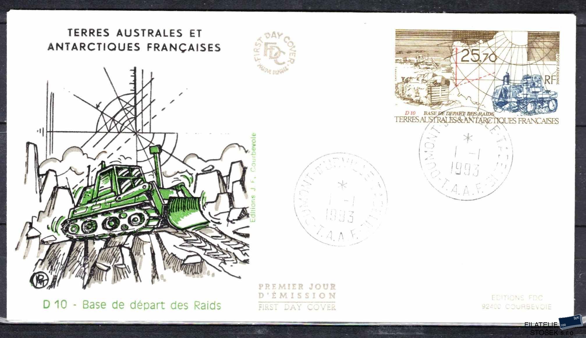 Antarktida francouzská známky Mi 0310 razítko Terre Adélie