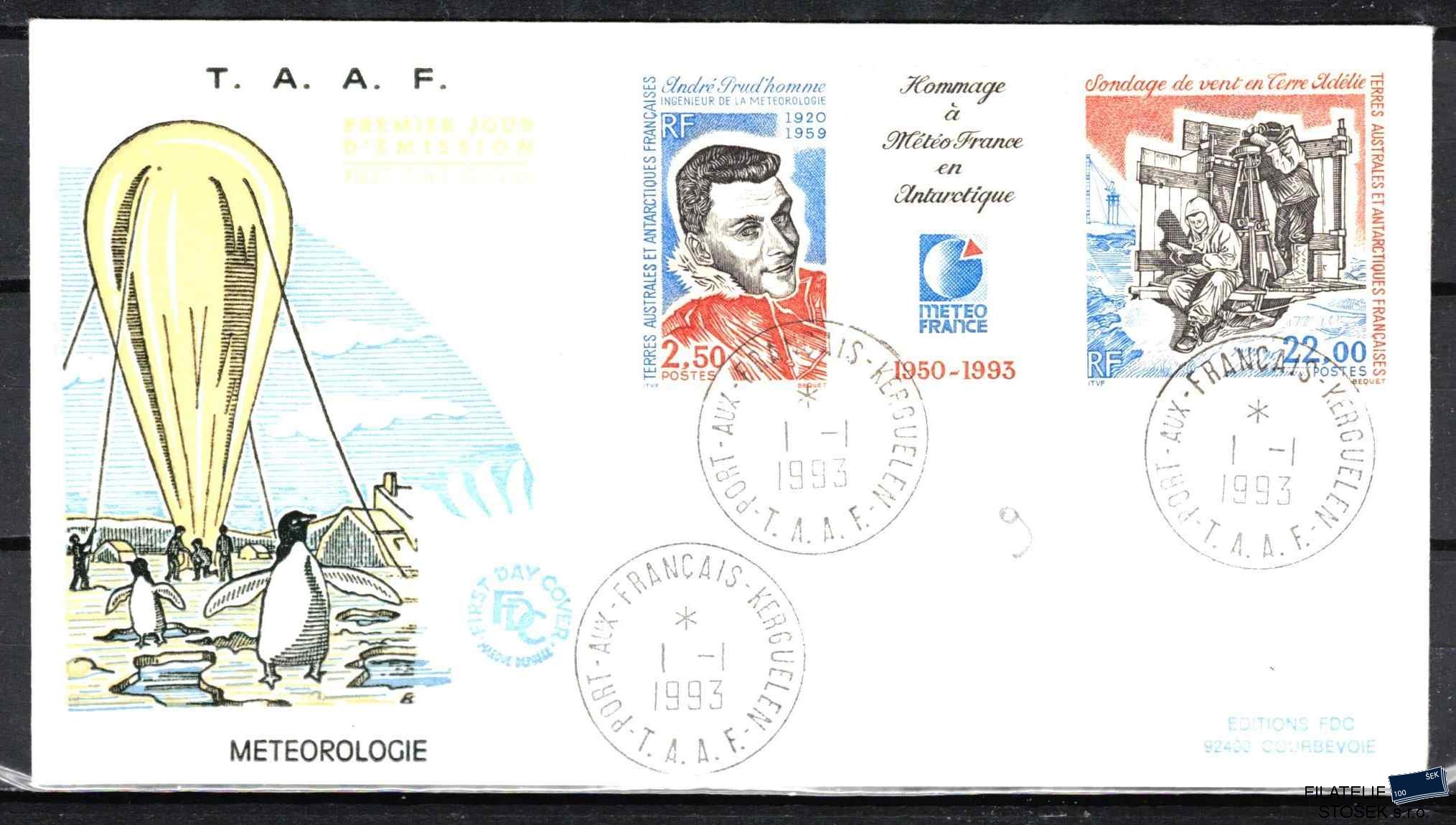 Antarktida francouzská známky Mi 0311-2 razítko Iles Kerguelen