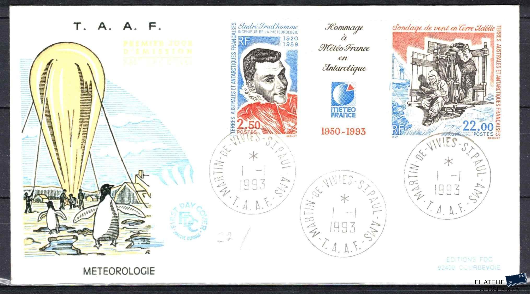 Antarktida francouzská známky Mi 0311-2 razítko Iles St.Paul et Amsterdam