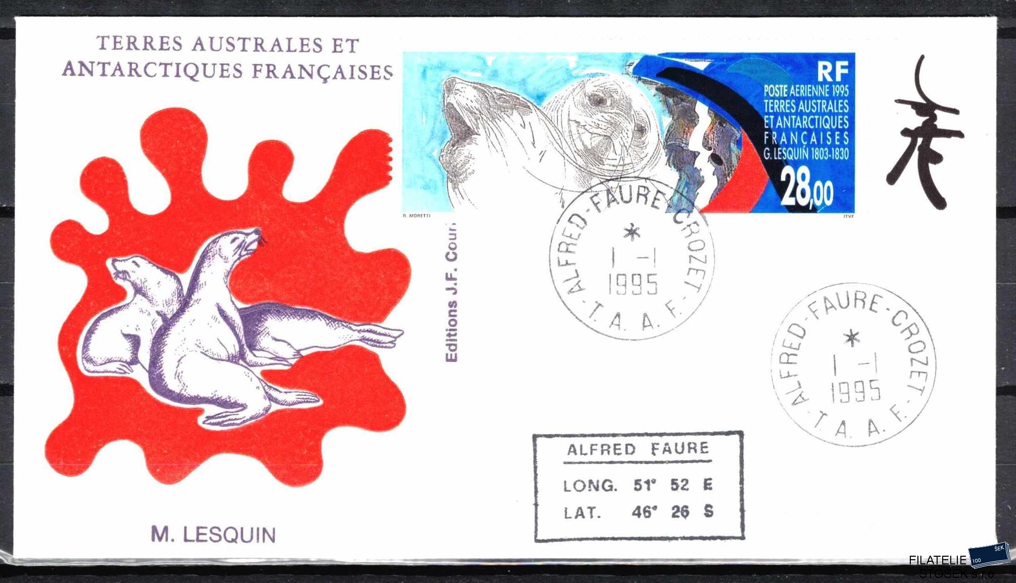 Antarktida francouzská známky Mi 0340 razítko Iles Crozet