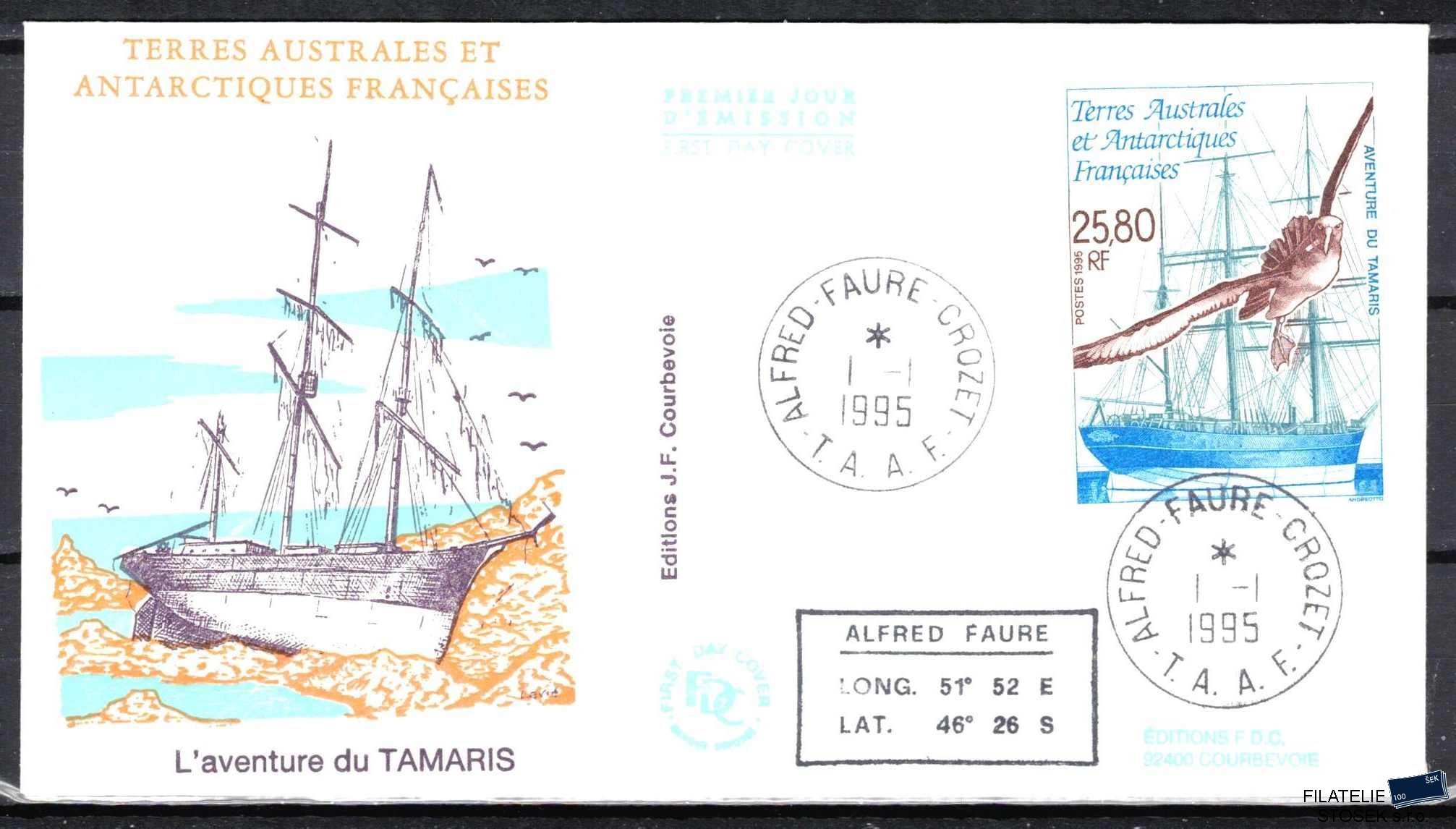 Antarktida francouzská známky Mi 0338 razítko Iles Crozet