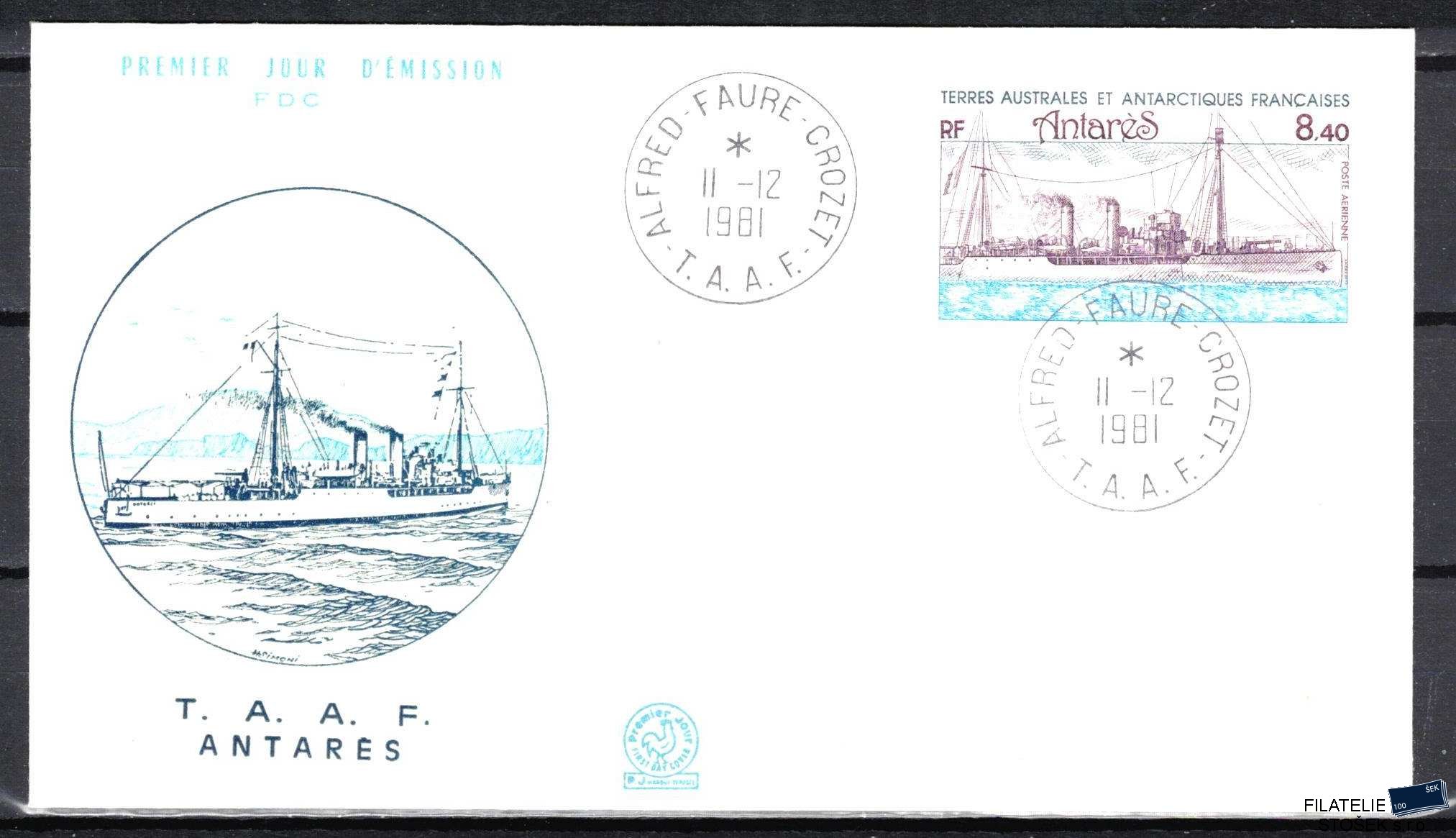 Antarktida francouzská známky Mi 0166 razítko Iles Crozet